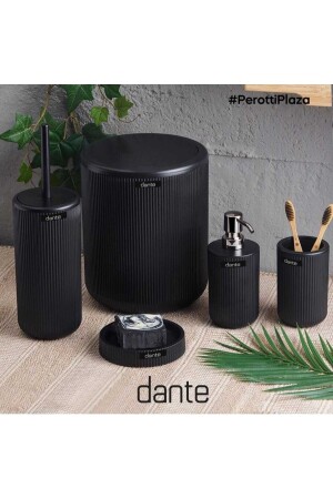 MNZ-Dante 5 قطعة حمام مجموعة سوداء - B.A.Y.Nuvola