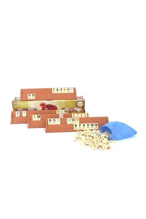 MNZ-Dayan Okey Melamine (BONE) حجر حجم كبير مجموعة Okey - Eser