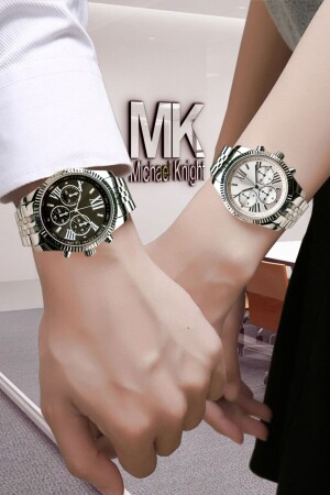 ساعه يد زوجية من نوع MNZ-Dear، ساعتان في صندوق خاص MK5619 - Michael Knight