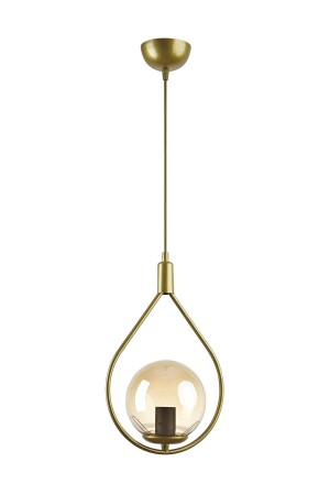 غرفة المعيشة الخاصة من تصميم MNZ-Deco - المطبخ - الكافي Antique Color Honey Glass Single Chandelier DCO99 - Modavize