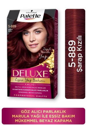 MNZ-Deluxe 5-889 شراب لون الشعر الأحمر - Palette