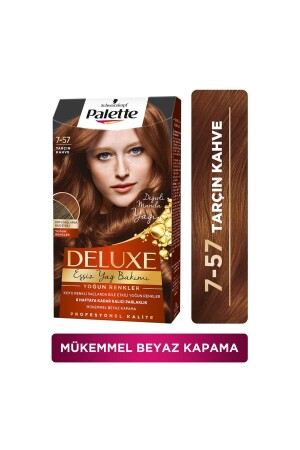 MNZ-Deluxe لونات مكثفة لون شعر صبغة السينامون براون 7-57 20000034488418 - Palette