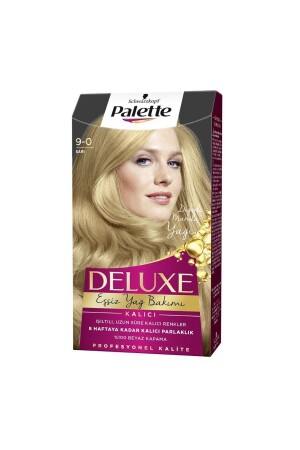 ملون للشعر من MNZ-Deluxe 9-0 (أصفر) - Palette