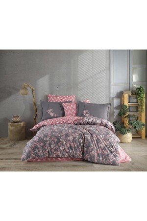 MNZ-Double Poplin Duvet Cover Alanza Powder 8698499166493 - Hobby