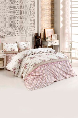 MNZ-Double Ranforce Cotton Duvet Cover Set Rosa T. 0133955 - Viscofoam