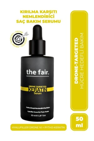 MNZ-Drone-Targeted Keratin Anti- Breakage سيروم شعر فجاني 1% هيلوفيلر الجهاز بدون طيار كيراتين 50 مل - The Fair