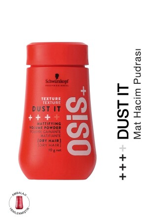 MNZ-Dust It Strong Hold ماتي حجم شعر مسحوق 10g مسحوق ماتي مسحوق موم - Osis