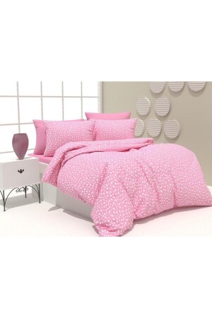 مجموعة غطاء من نوع MNZ-Duvet Set مزدوجة من قوة النجوم الوردية A6 - EVİMCE