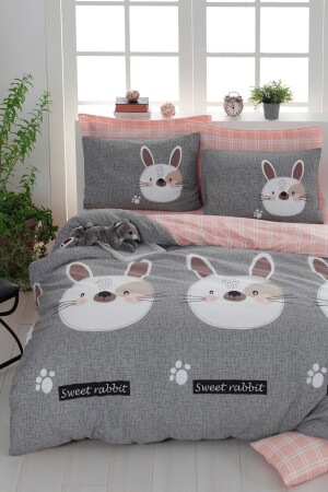MNZ-Easy-Iron Duvet Cover Set خنزير مزدوج A Ep-021494 - Eponj Home