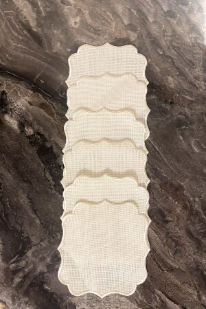 MNZ-Etamine تقديم مطحونة - 6 قطع - 15x15cm - Uğurhome
