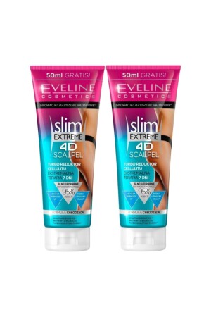 MNZ-Eveline Slim Extreme 4d Scalpel Turbo Cellulite تقليل المصل 250 مل - Eveline Cosmetics