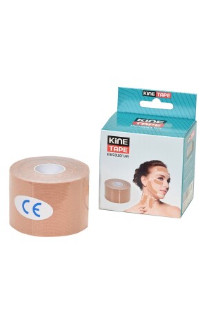 MNZ-Face Lift شريط منع التجاعيد شريط لف لف 5 سم × 5 متر naz0988 - Kinetape