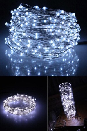 MNZ-Fairy Led 10 متر بطارية تعمل بالألوان البيضاء الإضاءة الزخرفية - Byshome