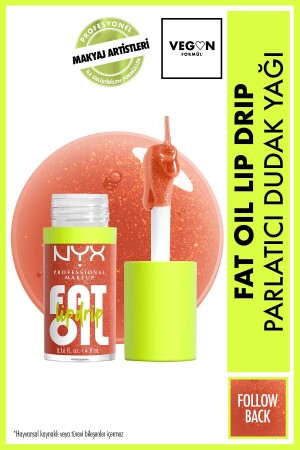 زيت MNZ-Fat دريب الشفاه زيت الشفاه الوهمية - اتبعوا - Nyx Professional Makeup