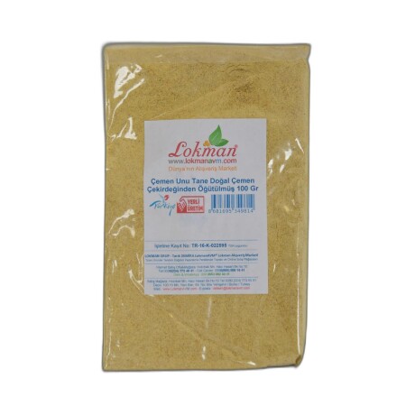MNZ-Fenugreek دقيق الأرض من بذور الفينغريك الطبيعية 100 جرام حزمة - Lokmanavm