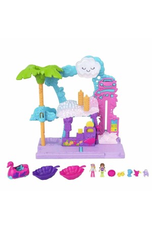 (MNZ-Flamingo Car Water Fun Hhj05) - Polly Pocket