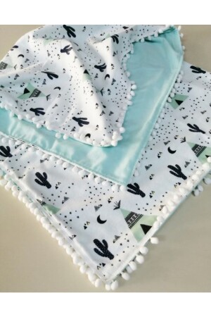 غطاء MNZ-Flannel 110x110 Xl حجم 100% القطن 20001242 - Babies Dream