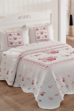 غطاء سريري مزدوج ملفوف من MNZ-Flower Pink - Örtüm