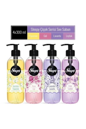 MNZ-Flower Series صابون سائل 4 قطع تحفيز 4×300 مل U00000000001323 - Sleepy