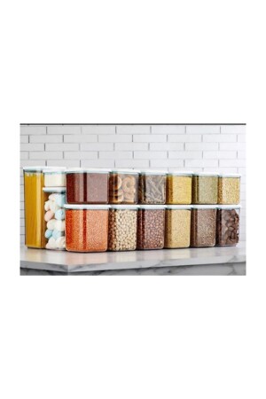 (MNZ-Food Jars) الفراغ 700 مل 3 قطع شاكر العطور A3913 - Vip Ahmet