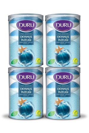 (MNZ-Fresh Sensations Ocean Fresh 16 Pieces) صابون جمال 4x400gr 508520M-4 - Duru