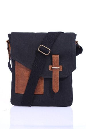 MNZ-GK62 CANVAS MAILMAN BAG MULTI COMPARTMENTS جامعة يومي الحقيبة الكتب ماك بوك - Hakkan Çanta