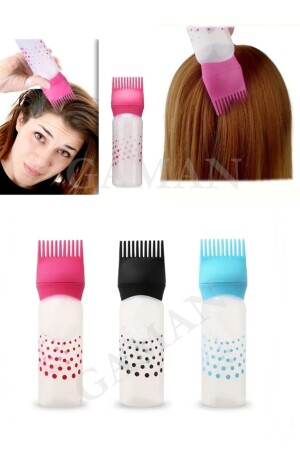 زجاجة للوطاء الشعر من MNZ-Gmn-101 - سهلة الاستخدام (مفضلة لشرطي الشعر) قطعة واحدة - Gaman