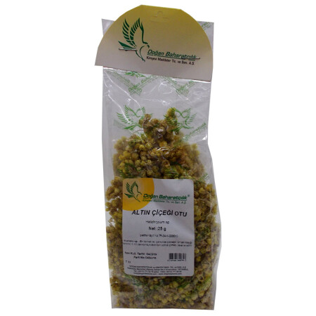 MNZ-Golden Grass Flower زهرة لا تموت لها زهرة طبيعية 25 جرام - Doğan
