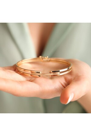 مادة MNZ-Golden Rib Clamp ذراع مزدوجة صف واحد - Sembol Gold
