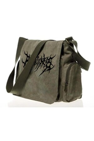 (MNZ-Gothic Punk) المطبوعة (Unisex Green Messenger Bag) - Toum