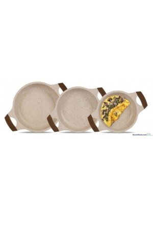 MNZ-Granite 3-piece Pan Set Vizon SS002 - ThermoAD