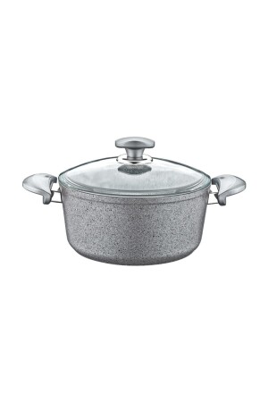 (MNZ-Granite Deep Pot) 30×13.5 سم (Gray OMS3110.01) - Oms
