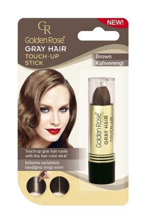 الشعر الرمادي MNZ-Gray Hair No:05 Brown - العصا التي تغطي الشعر الرمادي - Golden Rose