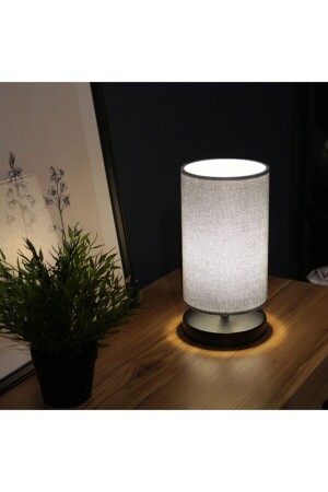 أسطوانة من الأقمشة الرمادية MNZ-Gray Modern Lampshade AYD-2898 - HOMİNG