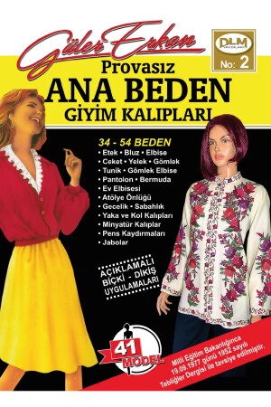 نمط ملابس من الحجم الرئيسي من قبل MNZ-Güler Erkan بدون تدريب - Dilem Yayın Evi