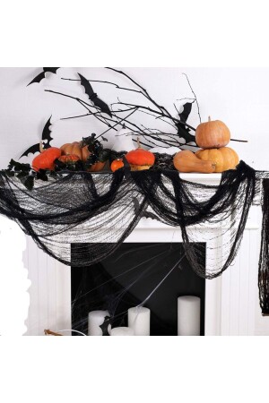 MNZ-Halloween ديكور هالووين الملابس اللون الأسود 183 × 76 سم - Partidolu