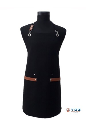 MNZ-Halter Neck Strap Kitchen Apron كبير الطهاة باريستا كافيه مطعم الطهاة صالون طباخ طباخ Apron YDZ2018 - YDZ