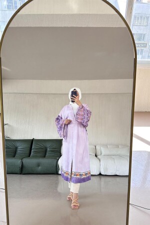 (MNZ-Hazel Bat Sleeve) كيمونو ليل - Sawosh