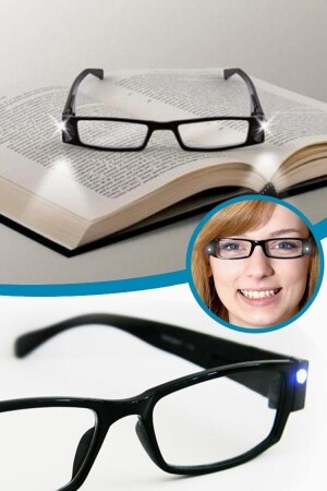 MNZ-Hd LED مضاءة الكتب نظارات القراءة نظارات بدون نظارات - Egonex