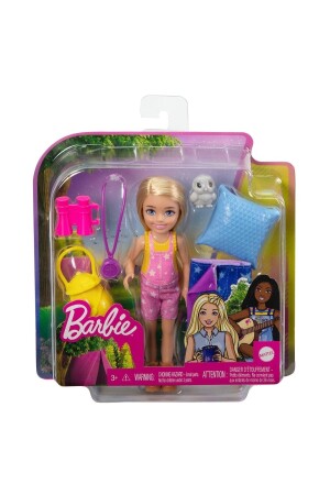 MNZ-Hdf77 تشيلسي كامبينغ ماجراجة لعب P29152S4387 - Barbie