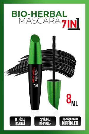 (MNZ-Herbal Mascara) - (ماسكارا) الحيوية - الأعشاب الأعشابية 7 في 1 8680923313184 - New Well