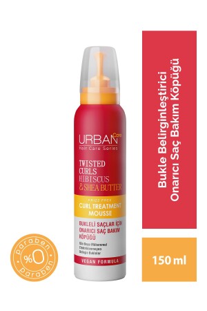 MNZ-Hibiscus & Shea Butter Curl تعريف إصلاح رعاية الشعر موسي 150 مل - Urban Care