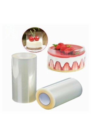 MNZ-High Size شفاف كيك الجانب ديكورات فيلم جليتين كريم حامل (15cm-25mt) 59700 - KanyonGrup