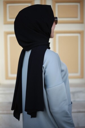 MNZ-Hijab مدينة الحرير الأسود شال - Mode Scarf