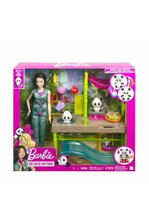 MNZ-Hkt77 مجموعة لعب رعاية الباندا - Barbie