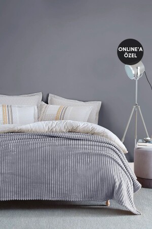MNZ-Holly Wellsoft غطاء مزدوج رمادى YTSGRPIST-1388210 - Yataş