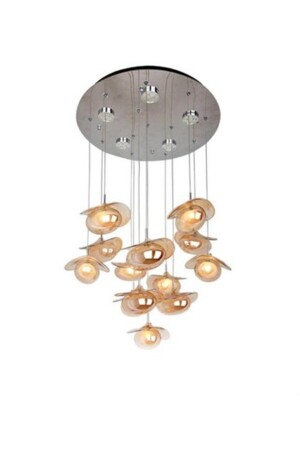 MNZ-Honey Glass Pendant شاندليير مون. vtcl-2343 AY. VTCL-2343 - Vitale