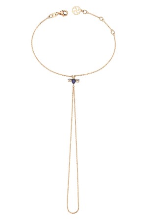 MNZ-Honeycomb Bee Sapphire&Diamond Gold Shahmeran PTKXSSPGSH - Bee Goddess