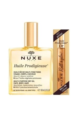 MNZ-Huile Prodigieuse 100 مل + رول-آن 8 مل - Nuxe