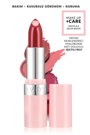 MNZ-Hydramatic Shimmer Lipstick Scarlet - Avon